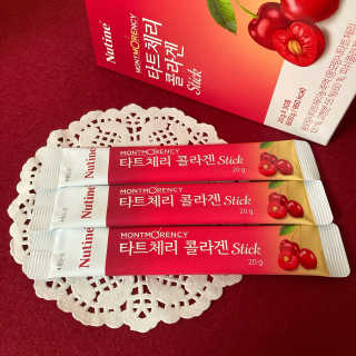 뉴틴 타트체리 콜라겐 스틱 20g X 30포 — 4.5점을 준 리뷰어가 2020년 8월 올린 사용 사진