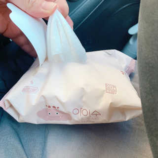 아이수 브론 몬스터 휴대용 아기 물티슈 — 5점을 준 리뷰어가 2020년 12월 올린 사용 사진