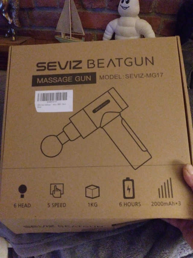SEVIZ 비트 마사지 건 MG17 블랙 리뷰 사진