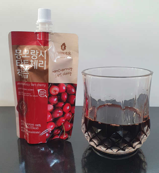 자연에온 몽모랑시 타트체리 착즙 100mL 10개입 2BOX 리뷰 사진