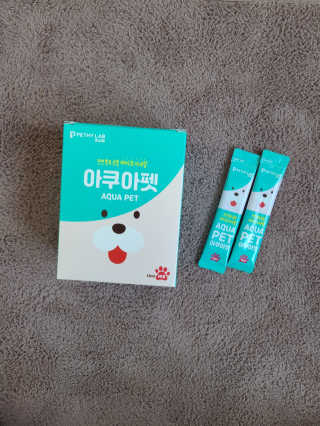 펫시랩 반려견용 액상 프리바이오틱스 아쿠아펫 — 4.5점을 준 리뷰어가 2020년 11월 올린 사용 사진