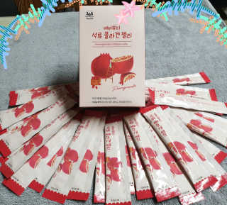 365더건강 에버뷰티 석류콜라겐 젤리 — 5점을 준 리뷰어가 2020년 6월 올린 사용 사진