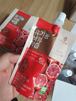 자연에온 유기농 석류 착즙 100mL 10개입 2BOX — 5점을 준 리뷰어가 2020년 11월 올린 사용 사진