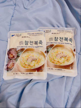 바다는다웰빙이다 완도사랑 전복죽 250g - 2팩 + 전복장조림 2팩 — 4.5점을 준 리뷰어가 2020년 8월 올린 사용 사진