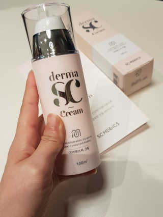 derma SC-Cream 더마에스씨 크림 100ml — 5점을 준 리뷰어가 2020년 4월 올린 사용 사진