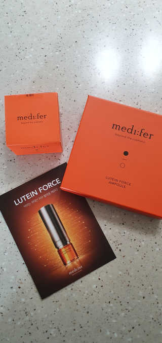메디페르 [ 1+1 ] 루테인앰플세트 1개 + 루테인크림 50ml 1개 — 4점을 준 리뷰어가 2020년 9월 올린 사용 사진