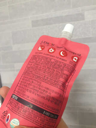 푸드마스터그룹 레몬킹 비타민C1000 곤약젤리 2종 — 4.5점을 준 리뷰어가 2020년 4월 올린 사용 사진