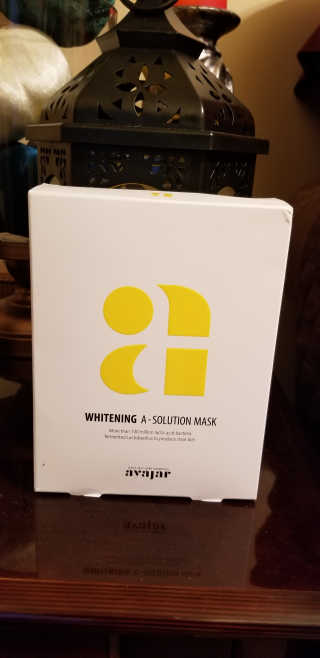 Avajar A-Solution 마스크 — 4점을 준 리뷰어가 2020년 10월 올린 사용 사진