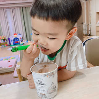 마이노멀 키토스노우 2개 Set  - 바닐라/초코/그린티 3종 중 선택 — 2.5점을 준 리뷰어가 2020년 6월 올린 사용 사진