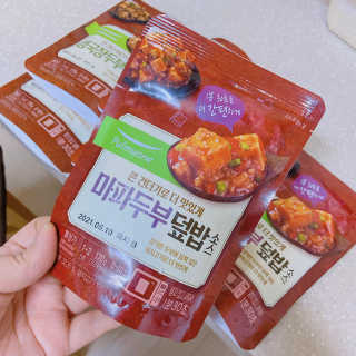 [풀무원] 큰건더기로 더 맛있게, 두부덮밥소스 3종 — 4.5점을 준 리뷰어가 2020년 12월 올린 사용 사진