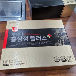 서울약사신협_투데이홍삼정플러스스틱_10g x 30포 — 5점을 준 리뷰어가 2020년 12월 올린 사용 사진