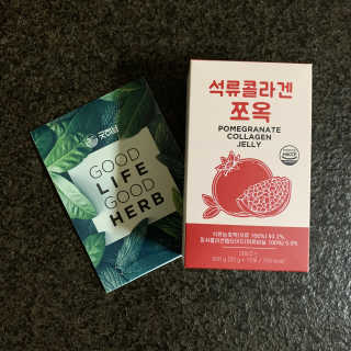 조은약초 석류콜라겐 석류즙 석류쪼옥 젤리 스틱 15포 x 20g — 4.5점을 준 리뷰어가 2020년 9월 올린 사용 사진