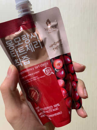 자연에온 몽모랑시 타트체리 착즙 100mL 10개입 2BOX — 5점을 준 리뷰어가 2020년 11월 올린 사용 사진