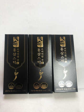 헬스업_천명진프리미엄홍삼스틱_10ml x 30포 — 5점을 준 리뷰어가 2020년 7월 올린 사용 사진