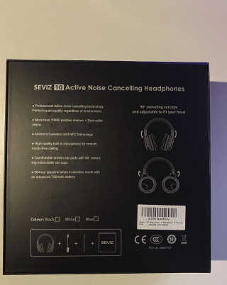 SEVIZ Bluetooth Headphones 10 3color — 5점을 준 리뷰어가 2020년 7월 올린 사용 사진