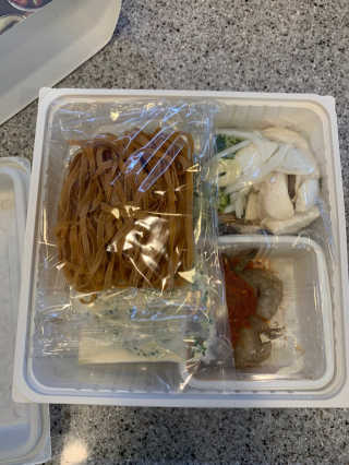 닥터키친 두유투움바파스타를 빼당빼당 — 5점을 준 리뷰어가 2020년 4월 올린 사용 사진