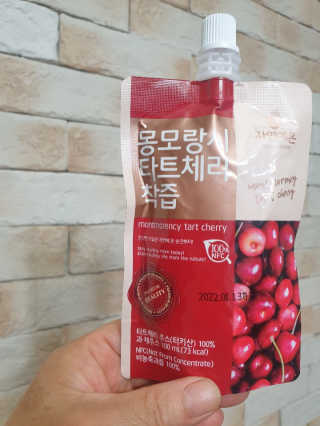자연에온 몽모랑시 타트체리 착즙 100mL 10개입 2BOX — 5점을 준 리뷰어가 2020년 10월 올린 사용 사진