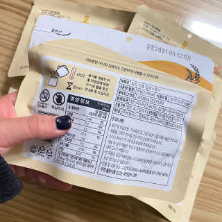 [꾸콤] 참참 전통 찹쌀 누룽지 일주일세트 60g x 5 — 4점을 준 리뷰어가 2020년 10월 올린 사용 사진