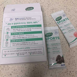 셀렉스스포츠 셀렉스 스포츠 웨이 프로틴 파우더 2종 스틱형 — 5점을 준 리뷰어가 2020년 8월 올린 사용 사진