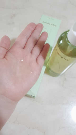 스킨큐어 산다화 순한 클렌징 동백 오일 200ml — 5점을 준 리뷰어가 2020년 4월 올린 사용 사진