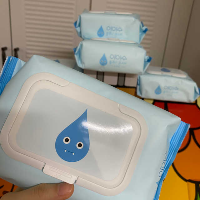 아이수 블루니 몬스터 아기 물티슈 리뷰 사진