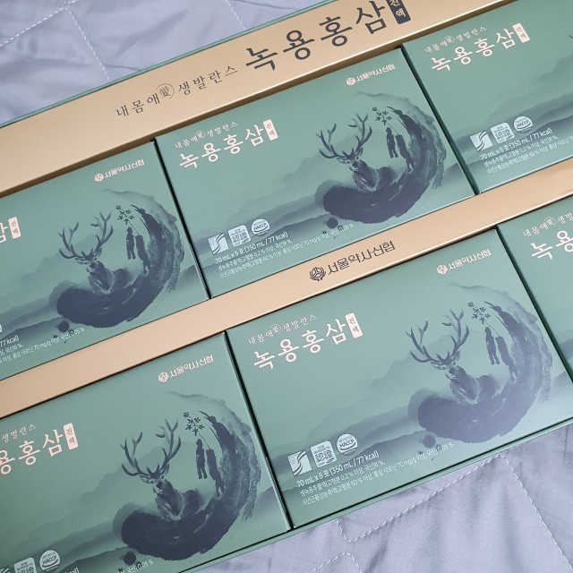약사신협_녹용홍삼진액_70ml x 30포 리뷰 사진