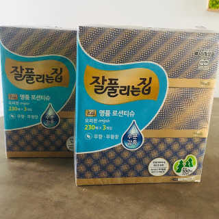 잘풀리는집 부드러운 모이스처 보습 미용 티슈 230매 — 5점을 준 리뷰어가 2020년 9월 올린 사용 사진