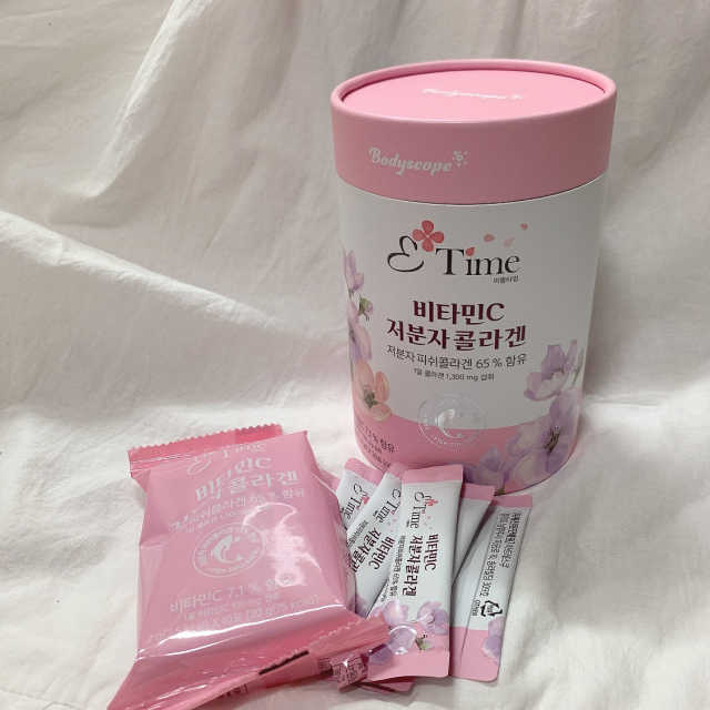 이쁠타임 비타민C 저분자콜라겐 리뷰 사진