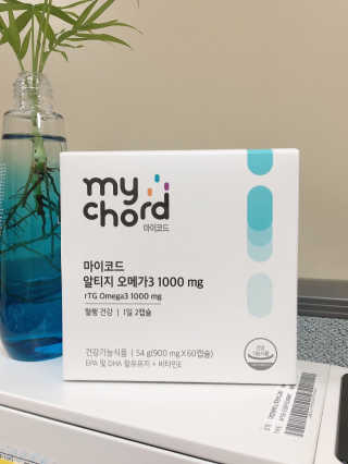 JW중외제약 마이코드 알티지 오메가3 1000 mg — 5점을 준 리뷰어가 2020년 7월 올린 사용 사진