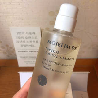 모제림닥터 펩타이드 실키 볼륨 샴푸 — 5점을 준 리뷰어가 2020년 10월 올린 사용 사진