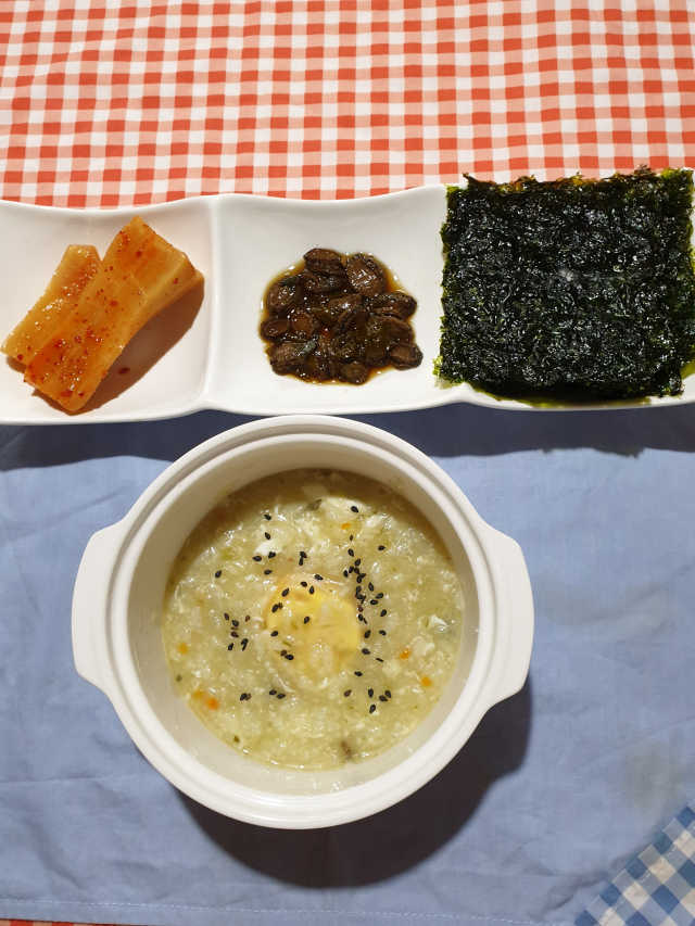 완도사랑 전복죽 250g - 2팩 + 전복장조림 2팩 리뷰 사진