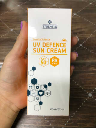 [트리티스] UV 디펜스 선크림 PA+++ / SPF50+  60ml — 5점을 준 리뷰어가 2020년 10월 올린 사용 사진