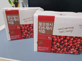 자연에온 몽모랑시 타트체리 착즙 100mL 10개입 2BOX — 5점을 준 리뷰어가 2020년 11월 올린 사용 사진