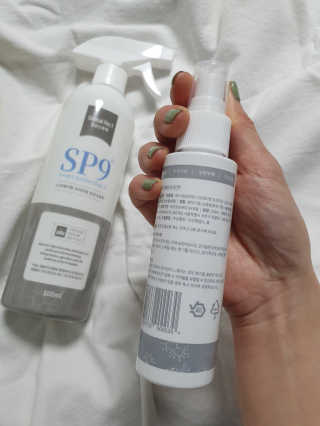 SP9 스프레이형 프리미엄 살균소독제 500ml+100ml — 5점을 준 리뷰어가 2020년 11월 올린 사용 사진