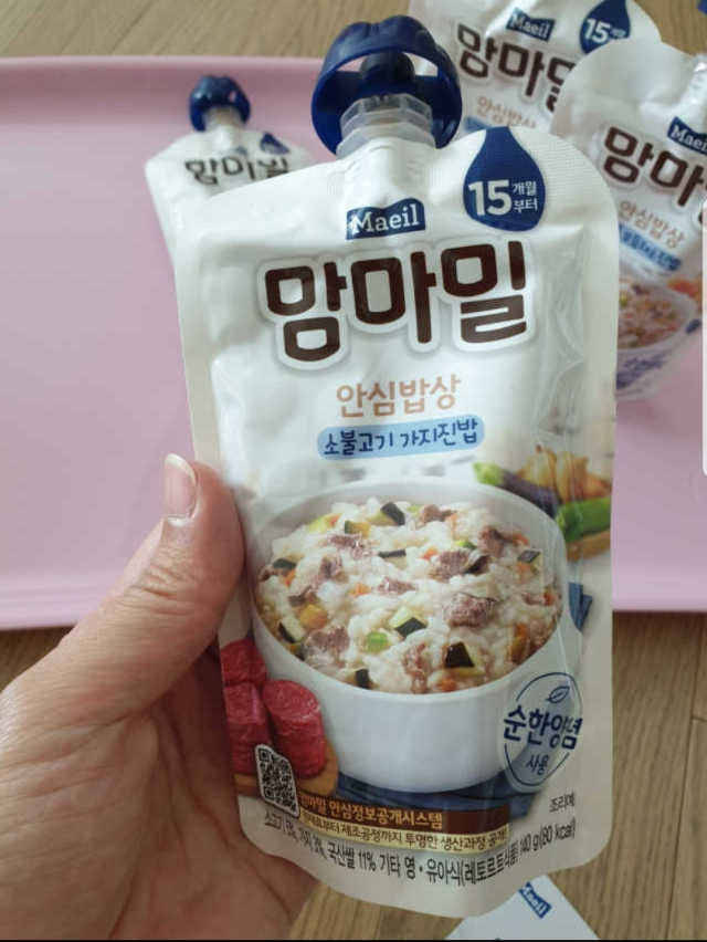 [매일유업] 맘마밀 안심밥상 6개입 리뷰 사진