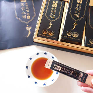 헬스업_천명진프리미엄홍삼스틱_10ml x 30포 — 5점을 준 리뷰어가 2020년 7월 올린 사용 사진
