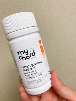 JW중외제약 마이코드 멀티비타민미네랄 포 맨 — 5점을 준 리뷰어가 2020년 9월 올린 사용 사진