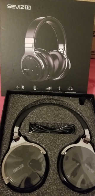SEVIZ Bluetooth Headphones 10 3color — 5점을 준 리뷰어가 2020년 8월 올린 사용 사진