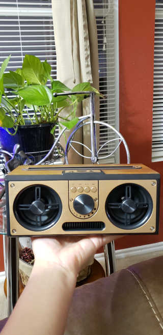 SEVIZ RETRO20W 레트로 블루투스 스피커 — 5점을 준 리뷰어가 2020년 9월 올린 사용 사진