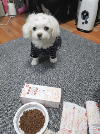 My Pet Care 모발과 모질 피부건강에 개좋아 — 5점을 준 리뷰어가 2020년 12월 올린 사용 사진