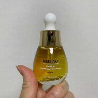 미구하라 프리미엄 울트라 화이트닝 퍼펙트 앰플 오리진  20ml — 5점을 준 리뷰어가 2020년 4월 올린 사용 사진