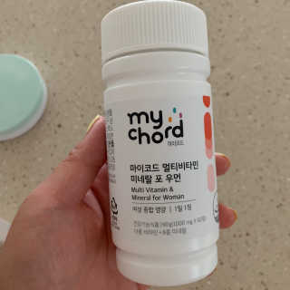 JW중외제약 마이코드 멀티비타민미네랄 포 우먼 — 5점을 준 리뷰어가 2020년 7월 올린 사용 사진