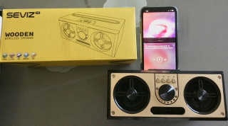 SEVIZ RETRO20W 레트로 블루투스 스피커 — 5점을 준 리뷰어가 2020년 7월 올린 사용 사진