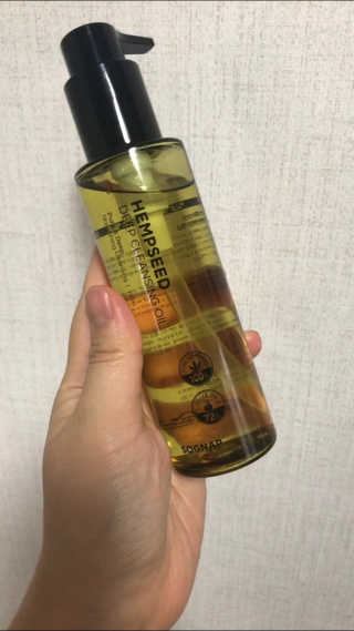 [소그냅] 햄프씨드 딥 클렌징 오일 — 5점을 준 리뷰어가 2020년 4월 올린 사용 사진