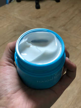 바르는콜라겐 하이온 제주바다보배 슬리핑마스크 100mL — 5점을 준 리뷰어가 2020년 6월 올린 사용 사진