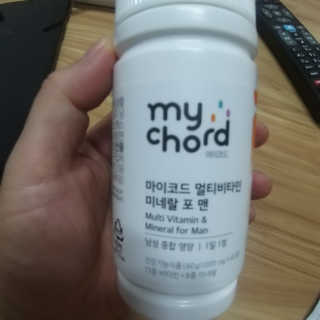 JW중외제약 마이코드 멀티비타민미네랄 포 맨 — 4점을 준 리뷰어가 2020년 8월 올린 사용 사진