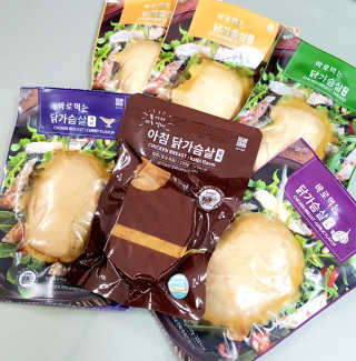 바로 먹는 아침 실온보관 닭가슴살 6종 — 5점을 준 리뷰어가 2020년 9월 올린 사용 사진