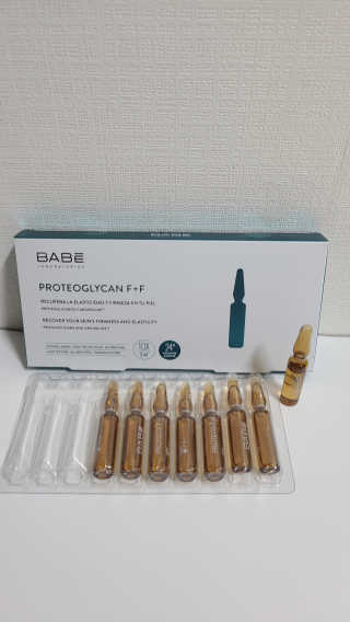 바베 BABE 바베 프로테오글리칸 F+F 앰플 솔루션 — 5점을 준 리뷰어가 2020년 10월 올린 사용 사진