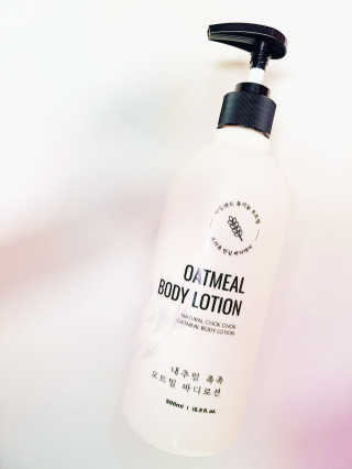 (주)에네스티 내추럴 촉촉  오트밀 바디로션 500ml — 3점을 준 리뷰어가 2020년 4월 올린 사용 사진