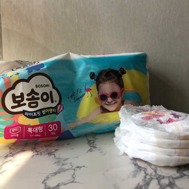 보솜이 라이트핏 썸머 밴드형 리뷰 사진